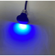 HALF MOON - BLACK CASING ALUMINUM - LED COURTESY LIGHT- 12 volts - IP67 -1 WATT - WK-SS1APX - AZLED